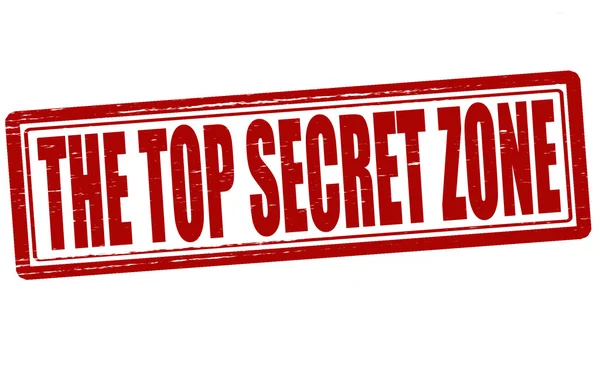 La zona de alto secreto — Vector de stock