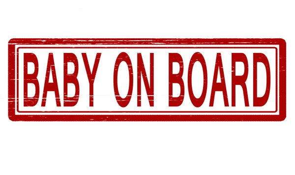 Bebé a bordo — Archivo Imágenes Vectoriales