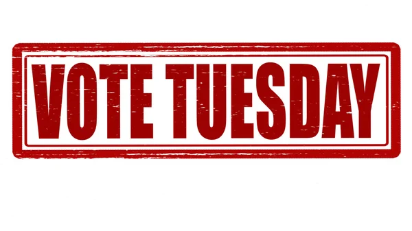 Vote Tuesday — Stock Vector