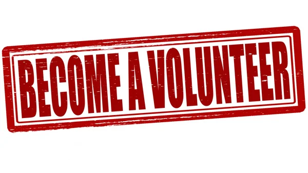 Become a Volunteer — Stock Vector