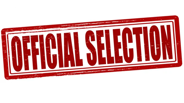 Oficjalna selekcja — Wektor stockowy