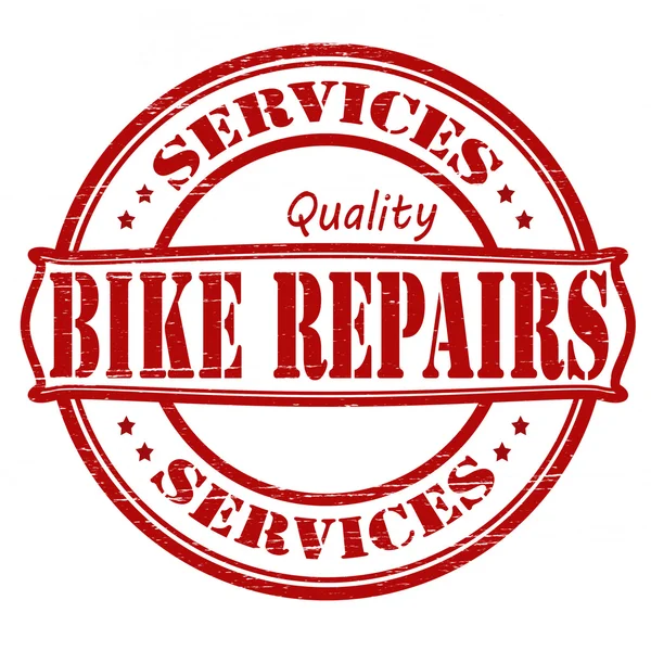 Réparation de vélo — Image vectorielle