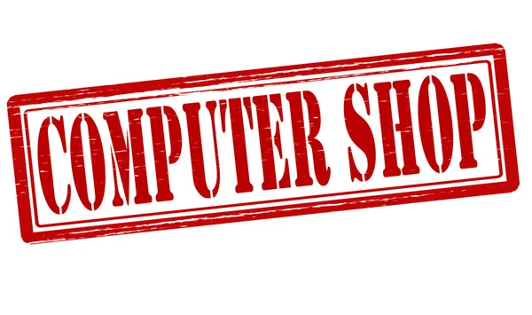Zakupy komputer — Wektor stockowy