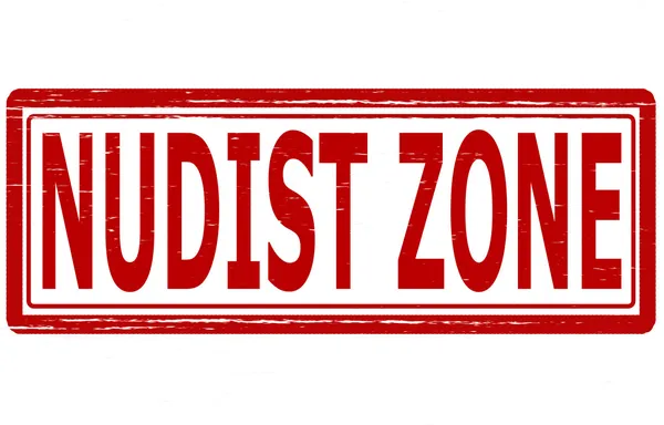 Zone nudiste — Image vectorielle