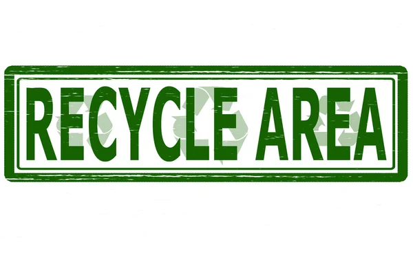 Recycle area — Stock Vector