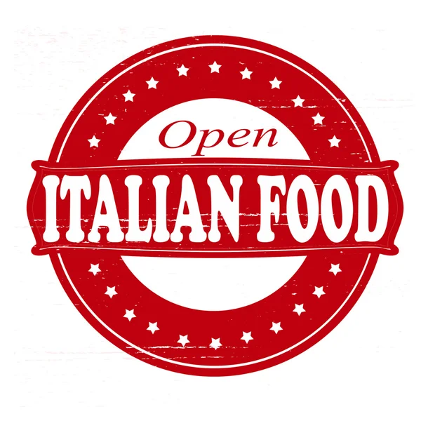 Italienische Lebensmittel — Stockvektor