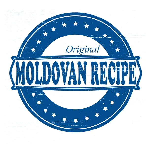 Moldawisches Rezept — Stockvektor