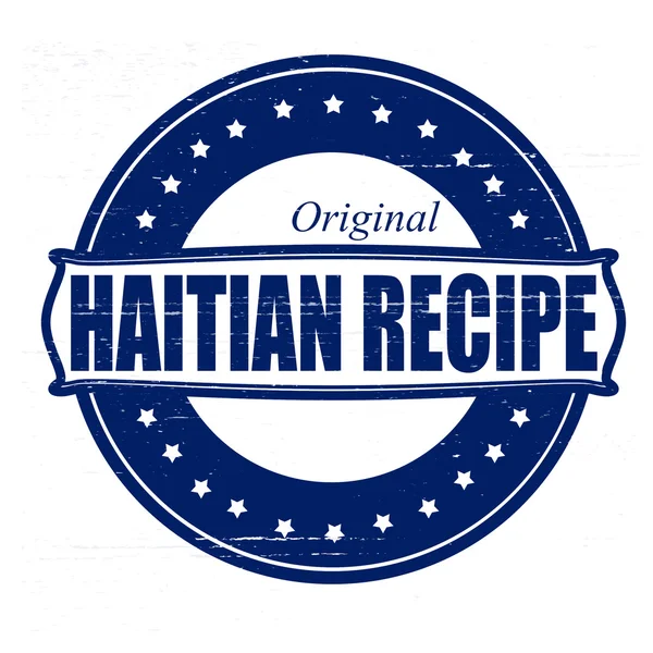 海地的食谱 — 图库矢量图片