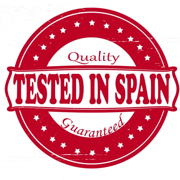 Testat i Spanien — Stock vektor