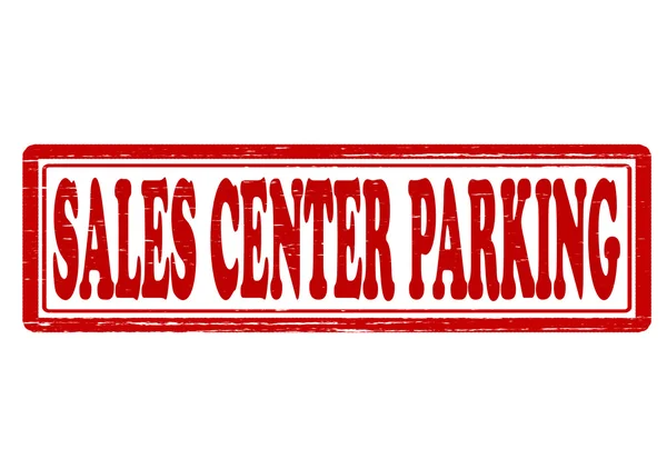 Venta centro aparcamiento — Archivo Imágenes Vectoriales