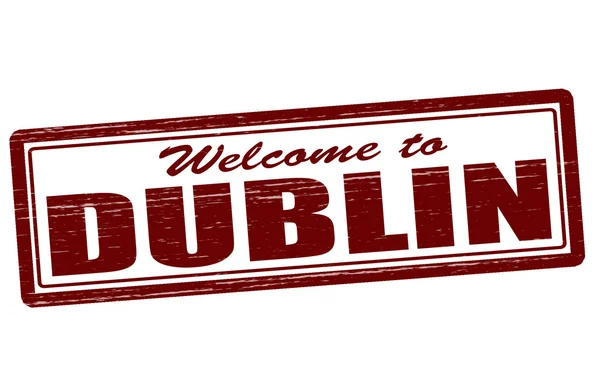 Welcome to Dublin — Stock Vector