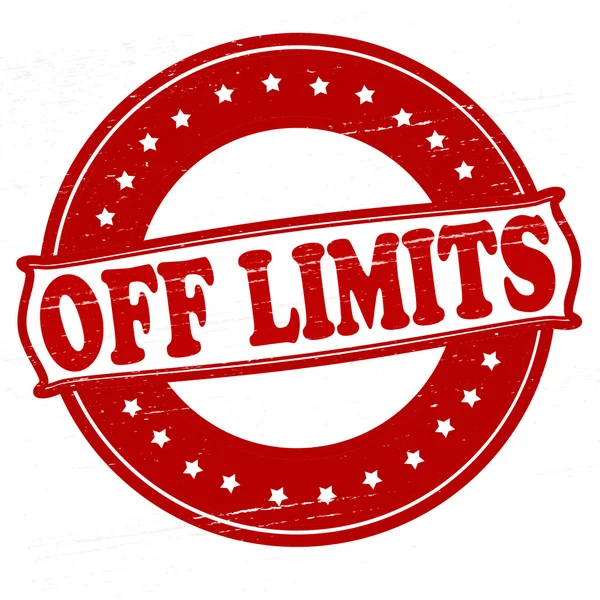 Off limits — Stock Vector