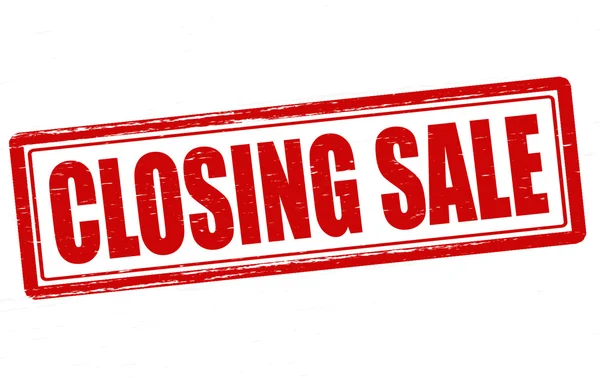 Closing sale — Stock Vector
