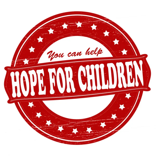Esperanza para los niños — Archivo Imágenes Vectoriales