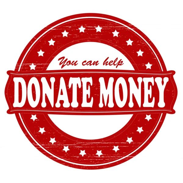 Donate money — Stock Vector