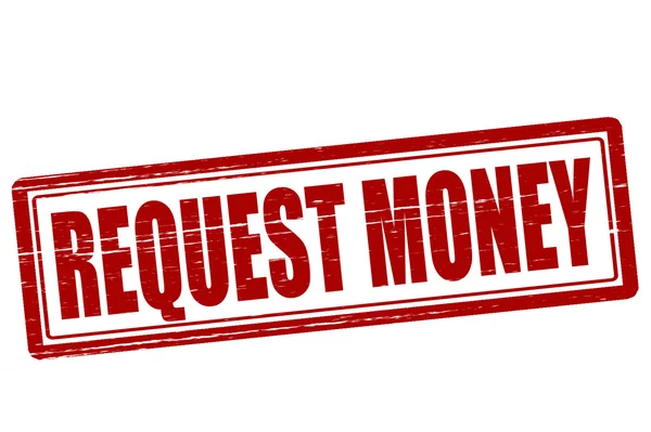 Request money — Stock Vector