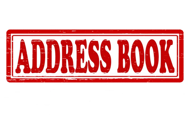 Livro de endereços — Vetor de Stock
