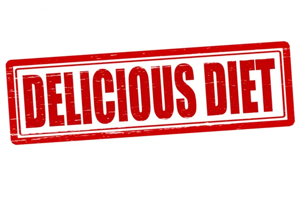 Delicious diet — Stock Vector