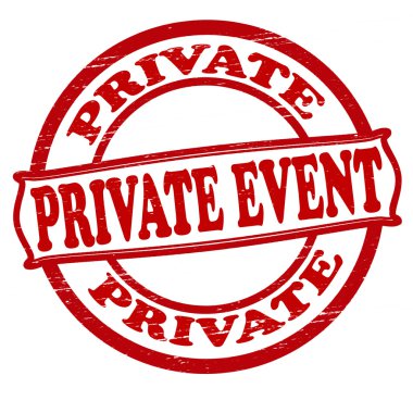 Private event clipart