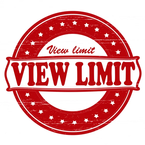 View limit — Stock Vector