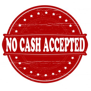 No cash accepted clipart