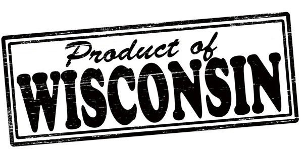 Producto de Wisconsin — Vector de stock