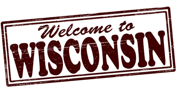 Welcomw to Wisconsin — Stock Vector
