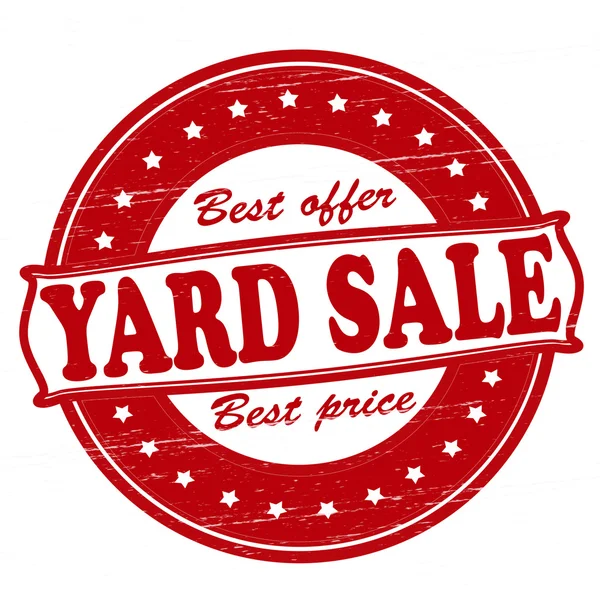 Yard sale — Stock Vector