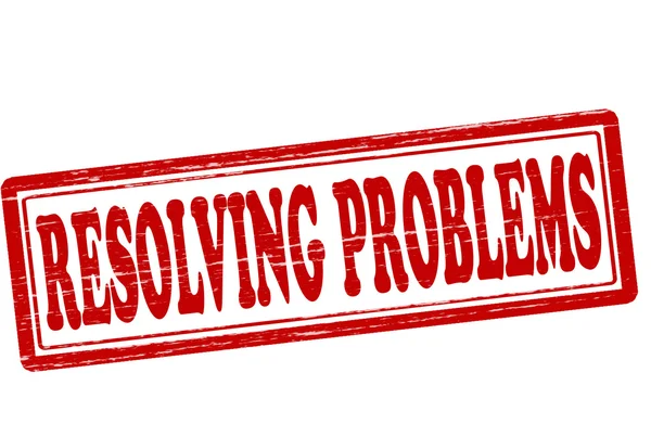 Problémák megoldása — Stock Vector