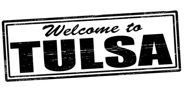 Welcome to Tulsa — Stock Vector