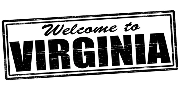 Bienvenue à VIRGINIA — Image vectorielle