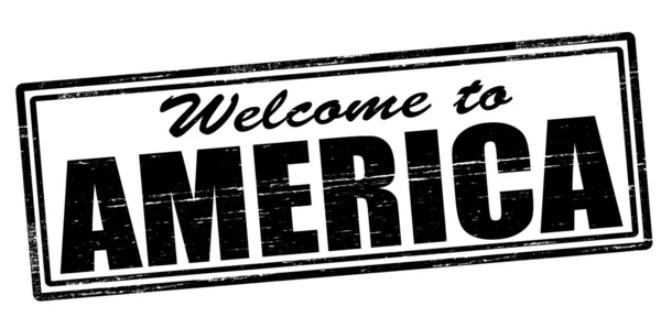 Welcome to America — Stock Vector