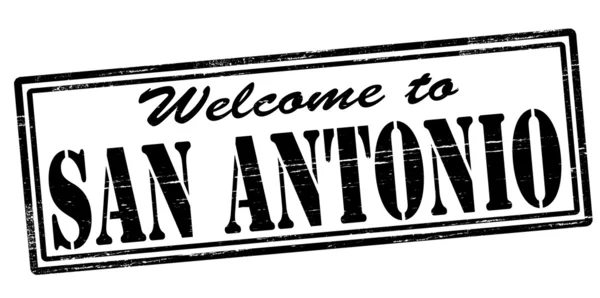 Bem-vindo a San Antonio — Vetor de Stock