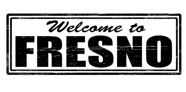 Benvenuti a Fresno — Vettoriale Stock
