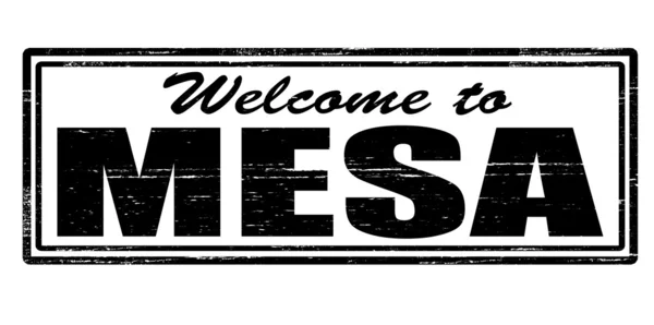 Bienvenido a Mesa — Vector de stock