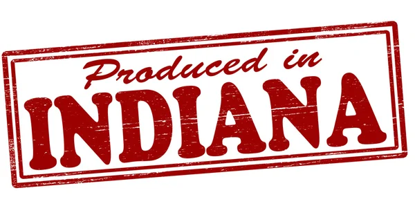 Produced in Indiana — Stock Vector