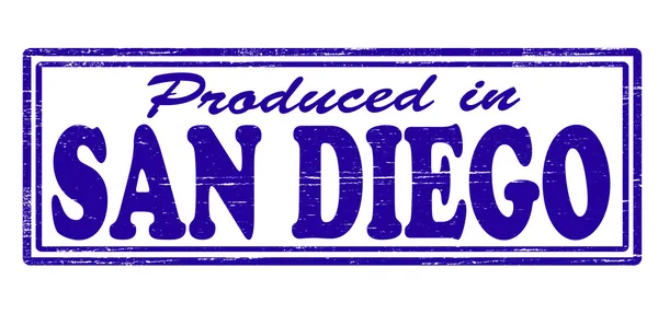 Produceras i san diego — Stock vektor