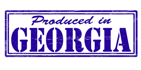 Produced in Georgia — Stock Vector