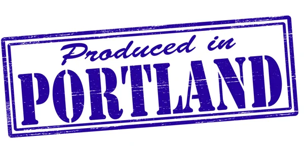 Produziert in Portland — Stockvektor