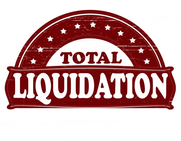 Total liquidación — Vector de stock