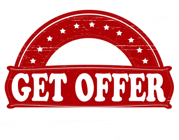Get offer — Stock Vector