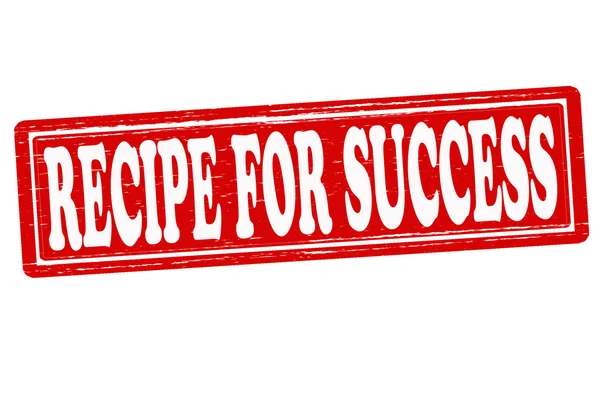 Recipe for success — Stock Vector