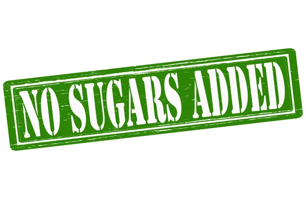 Sin azúcares añadidos — Vector de stock
