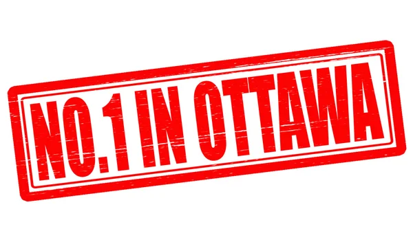 No one in Ottawa — Stock Vector