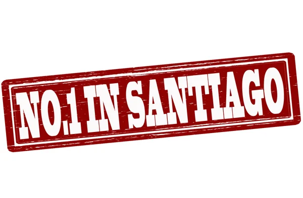 No one in Santiago — Stock Vector