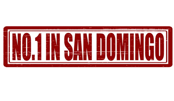 No one in San Domingo — Stock Vector