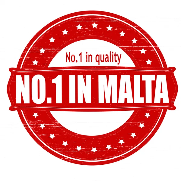 No one in Malta — Stock Vector