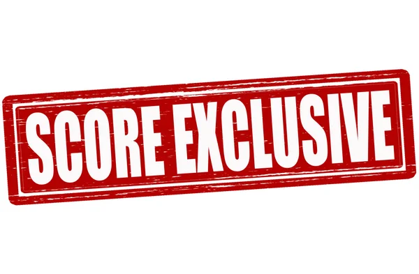 Score exclusieve — Stockvector