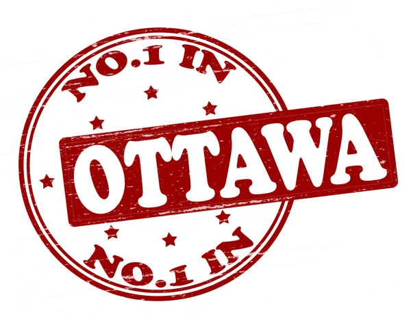 No one in Ottawa — Stock Vector