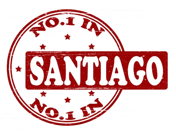 No one in Santiago — Stock Vector